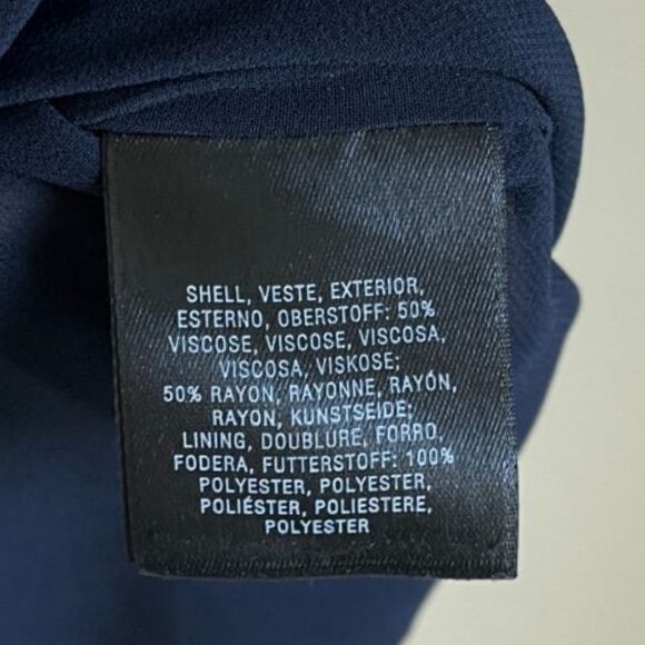 Maeve Anthropologie Au Revoir Dress in Speckled Navy Size 6 PETITE - Picture 5 of 7